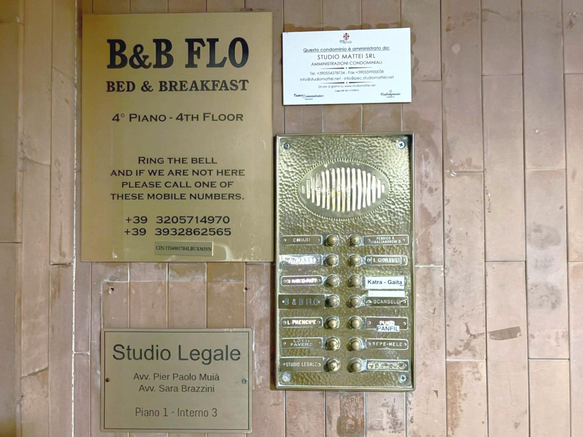B&B Flo Флоренция Экстерьер фото